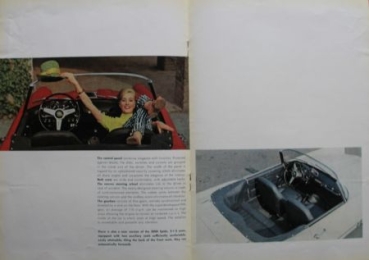 Alfa Romeo 2000 Spider Modelprogram 1961 Carbrochure (2439)